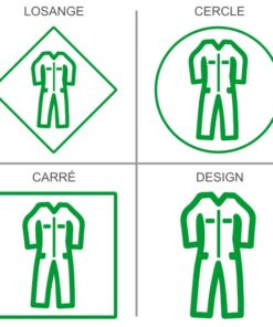 Sticker ou panneau Signalétique Protection corporelle