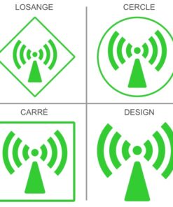 Stickers Signalétique pour les rayons non ionisants