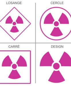 Stickers Signalétique pour les Produits radioactifs
