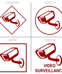 Sticker ou panneau Signalétique sécurité - Surveillance vidéo