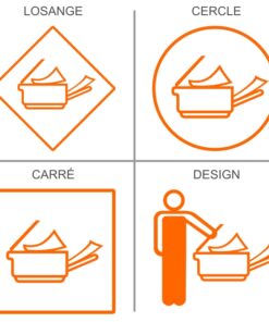 Signalétique professionnelle local photocopies