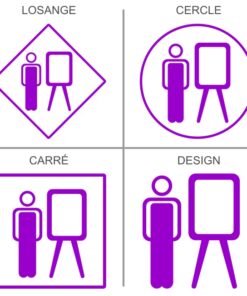 Signalétique professionnelle salle de briefing