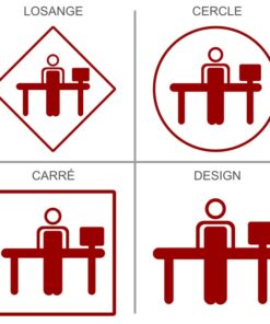 signalétique professionnelle secrétariat homme