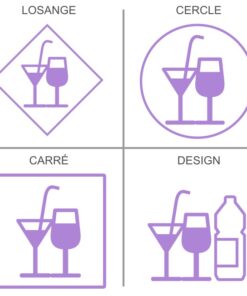 Sticker ou panneau Signalétique Boissons fraiches