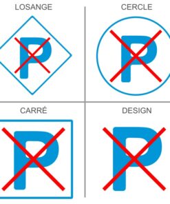 Sticker ou panneau Signalétique Stationnement interdit