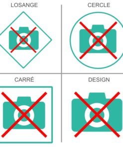 Sticker ou panneau Signalétique Photos interdites