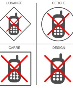 Sticker ou panneau Signalétique Téléphone interdit