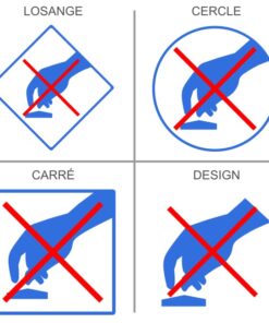 Sticker ou panneau Signalétique Ramassage interdit