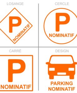 Sticker ou panneau Signalétique stationnement - Parking nominatif