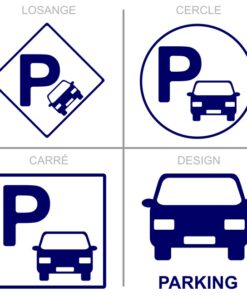 Sticker ou panneau Signalétique stationnement - Parking voitures