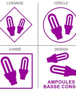 Signalétique professionnelle recyclage ampoules basse consommation