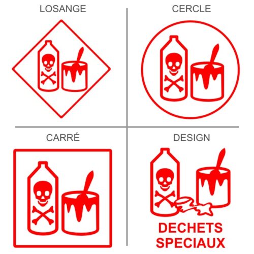 Signalétique professionnelle recyclage des peintures et solvants