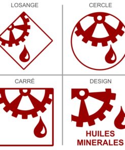 Signalétique professionnelle recyclage des huiles minérales et de moteur