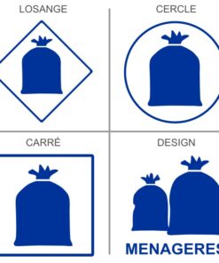Signalétique professionnelle Recyclage ordures ménagères