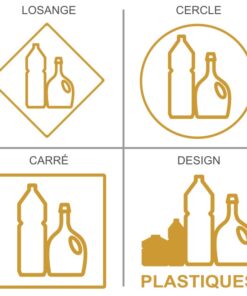 Signalisation professionnelle recyclage des emballages en plastiques