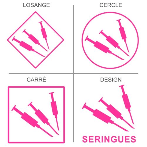 Signalétique pro Recyclage de seringues
