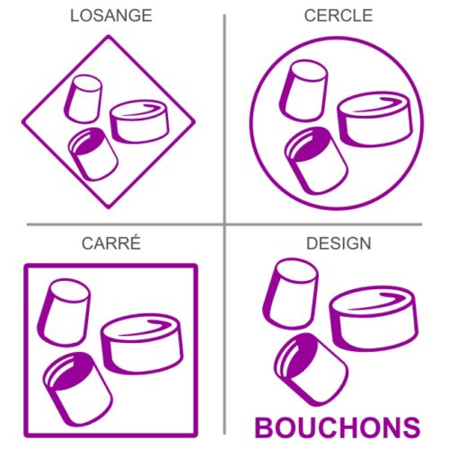 Signalétique pro recyclage des bouchons plastiques