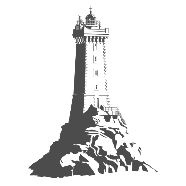Sticker déco du phare de la Vieille