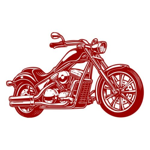 Sticker de chopper pour biker