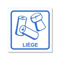 autocollant recyclage liège