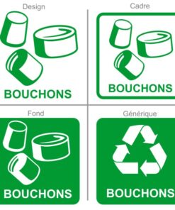 Recyclage des bouchons plastique