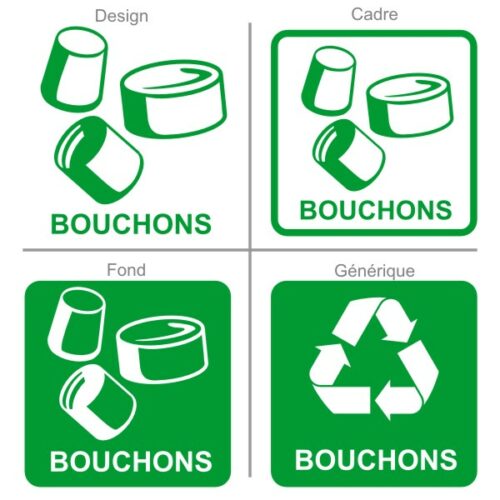 Recyclage des bouchons plastique
