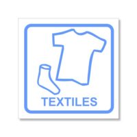 Sticker recyclage des tissus