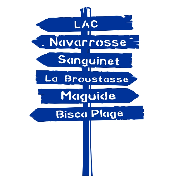 flèches style vieilles planches