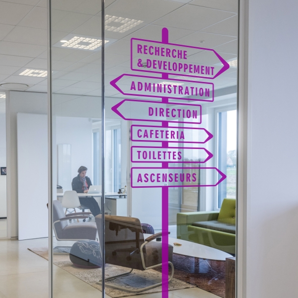 Sticker signalisaton pour bureaux