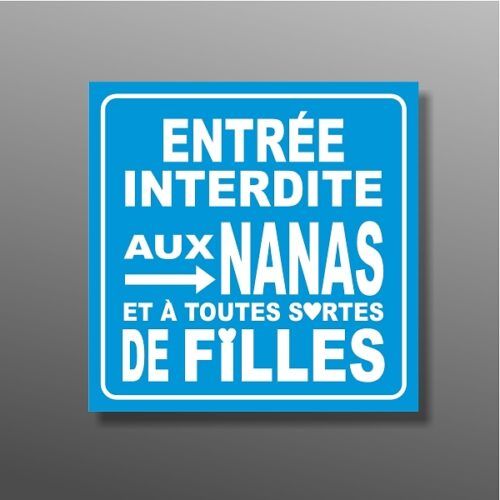 Sticker ado porte de chambre