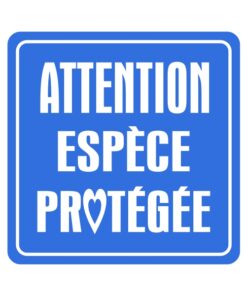 Sticker espèce protégée