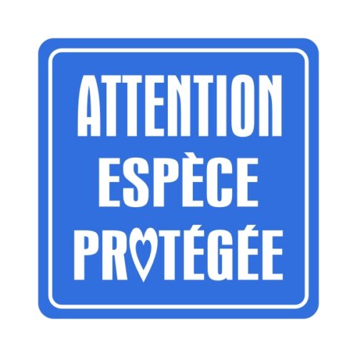 Sticker espèce protégée