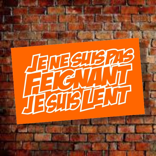 Sticker sur mesure Décorenkit Humour ados porte de chambre