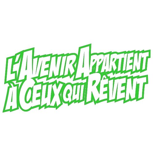 Sticker l'avenir appartient