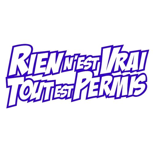 Sticker Rien n'est vrai