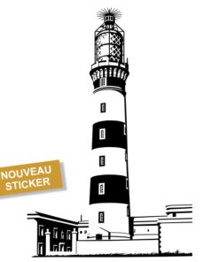Sticker mural du Phare breton du Créac'h