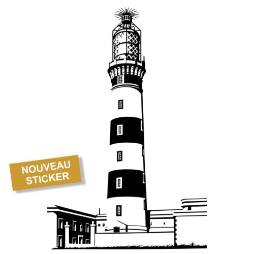 Sticker mural du Phare breton du Créac'h
