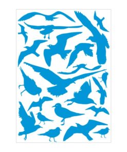 stickers mouettes 22 autocollants